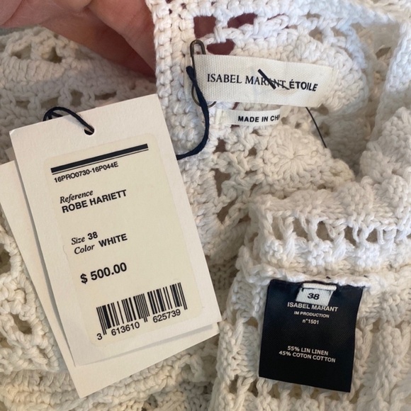 Isabel Marant Etoile Harriet Dress White - Picture 3 of 6